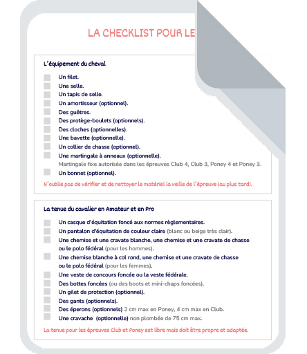 La checklist pour le CSO
